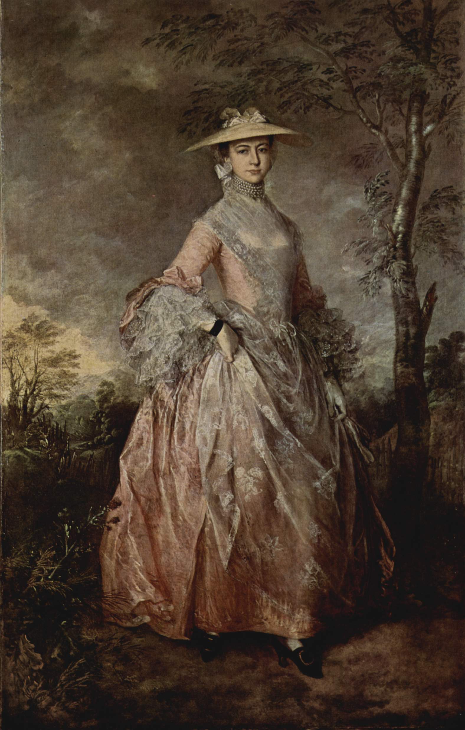 Portrait of Mary Countess Howe, c.1760 - Thomas Gainsborough - WikiArt.org