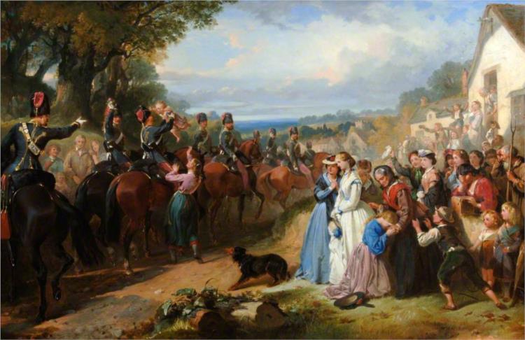 The Girls We Left Behind, 1866 - Thomas Jones Barker