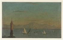 The Bay of Naples and the Mole Lighthouse - Thomas Jones