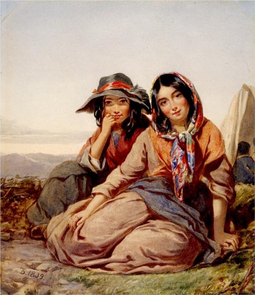 Gypsy Maidens, 1838 - Thomas Sully