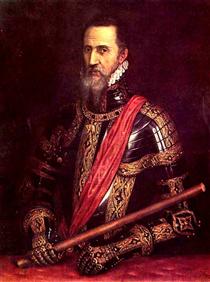 Portrait of Don Fernando Alvarez of Toledo, Grand Duke of Alba - Тиціан