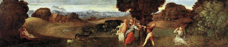Die Geburt des Adonis, 1505 - 1510 - Tizian