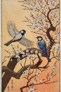 Birds of the Seasons - Spring - Тоси Ёсида