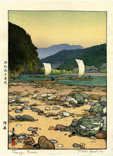Tenryu River, 1942 - Toshi Yoshida