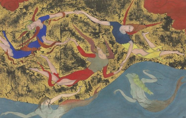 Angels and sirens, 1918 - 藤田嗣治
