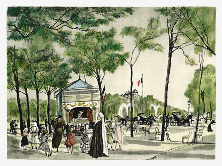 Champs Elysees, 1951 - Цугухару Фудзита