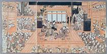 Interior of a Theatre - Utagawa Toyokuni II