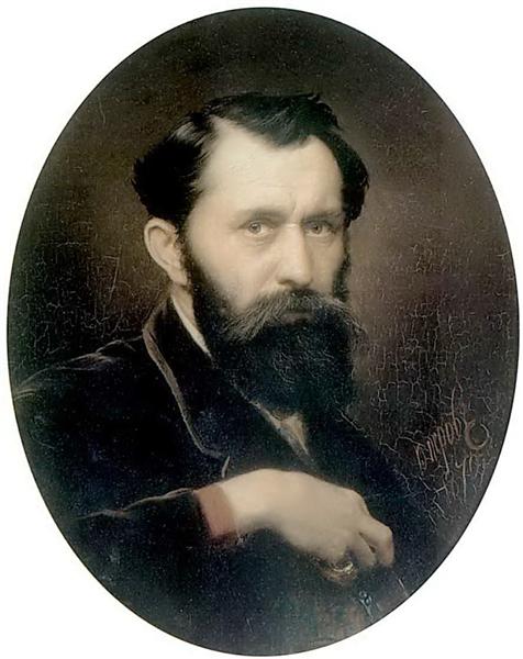 Self-portrait, 1870 - Wassili Grigorjewitsch Perow