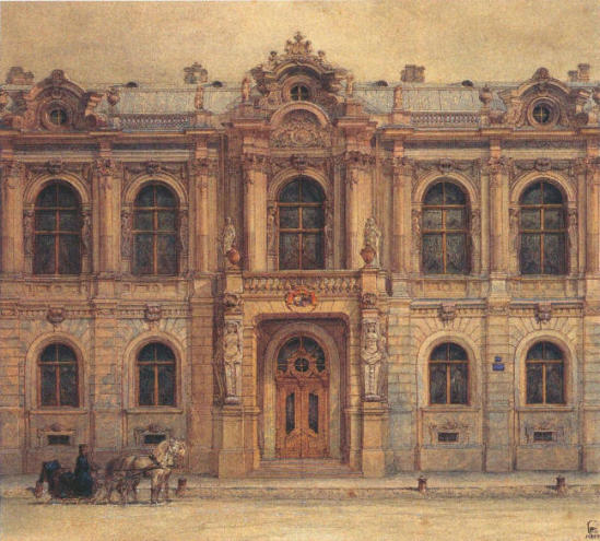 The mansion of Countess Z. I. Yusupova, 1866 - Василій Садовніков