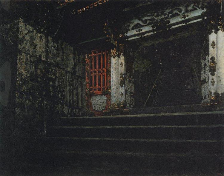 Entrance to a Temple in Nikko - Vasily Vereshchagin