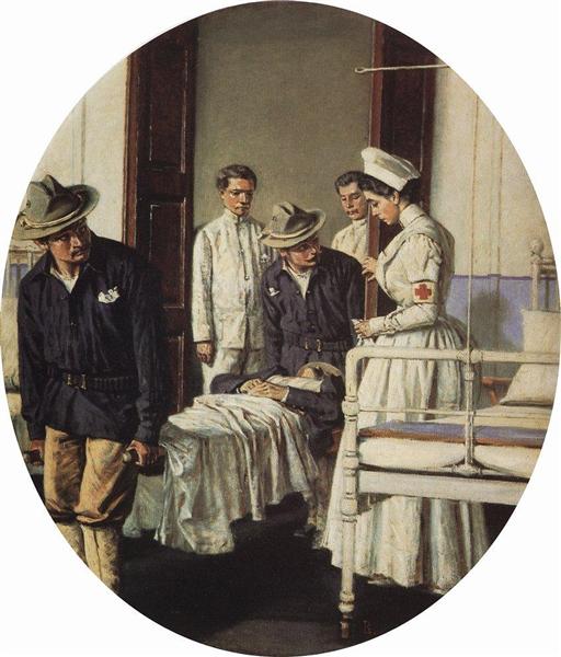 In the Hospital, 1901 - Vasily Vereshchagin