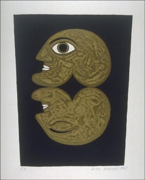 Double Head, 1963 - Виктор Браунер