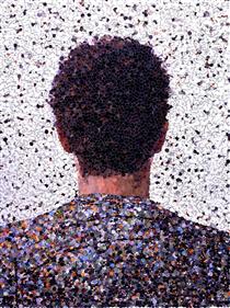 Self Portrait, Back of Head (from Pictures of Magazines) - Vik Muniz