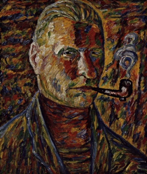 Self-portrait, 1928 - Вилхо Лампи