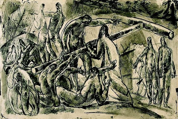 Carrying the Cross, 1921 - Вільмош Аба-Новак