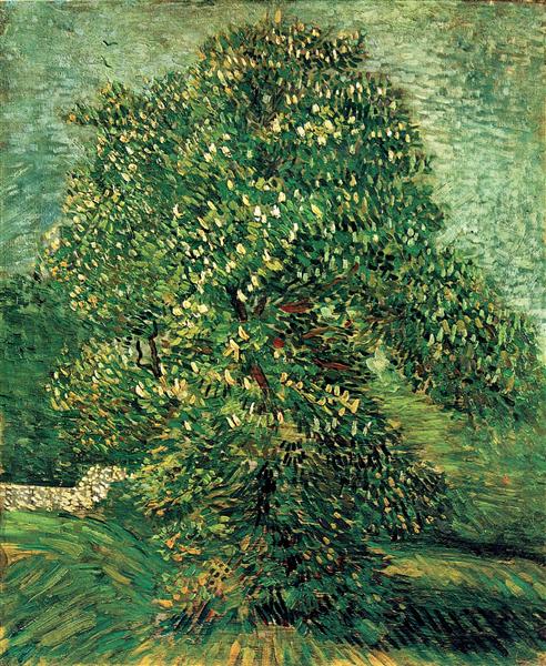 Chestnut Tree in Blossom, 1887 - Vincent van Gogh