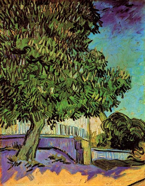 Квітуче горіхове дерево, 1890 - Вінсент Ван Гог
