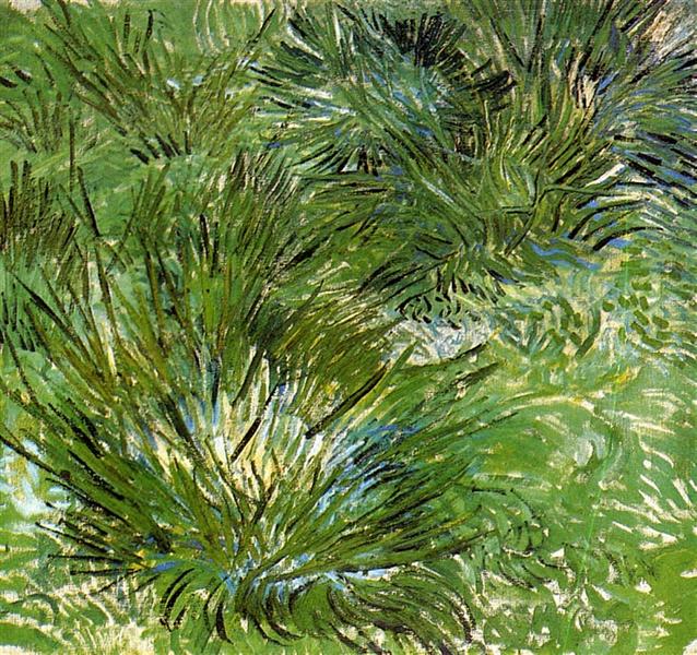 Clumps of Grass, 1889 - Vincent van Gogh