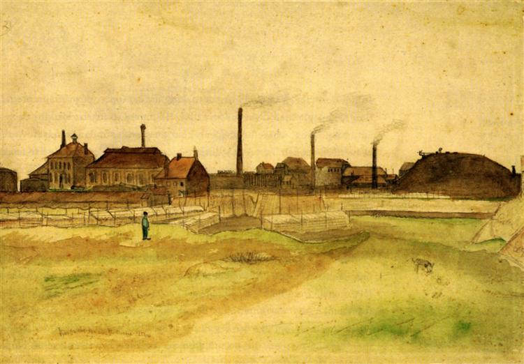 Coalmine in the Borinage, 1879 - Винсент Ван Гог