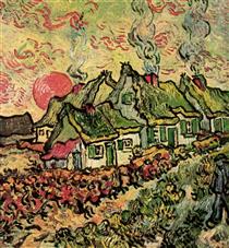Cottages Reminiscence of the North - Vincent van Gogh