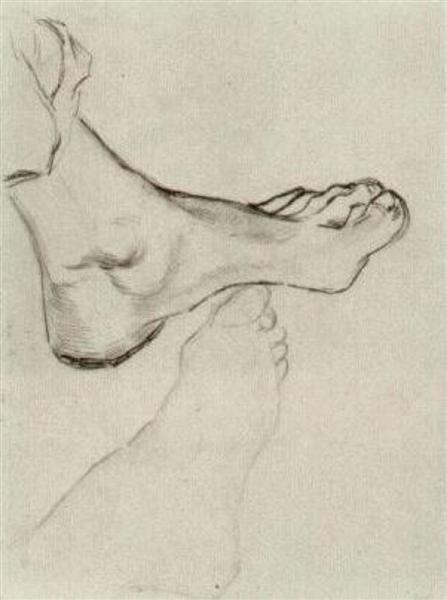 Feet, 1885 - Vincent van Gogh