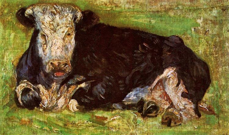 Lying Cow, 1883 - Vincent van Gogh