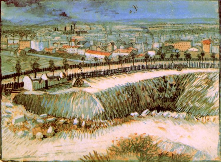 Outskirts of Paris near Montmartre, 1887 - Винсент Ван Гог