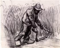 Peasant with Sickle - Vincent van Gogh