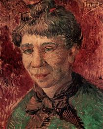 Portrait of a Woman (Madame Tanguy) - Vincent van Gogh