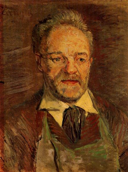 Portrait of Père Tanguy, c.1887 - Винсент Ван Гог