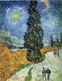 Road with Cypresses - Vincent van Gogh