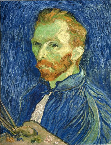 Self Portrait with Pallette, 1889 - Vincent van Gogh