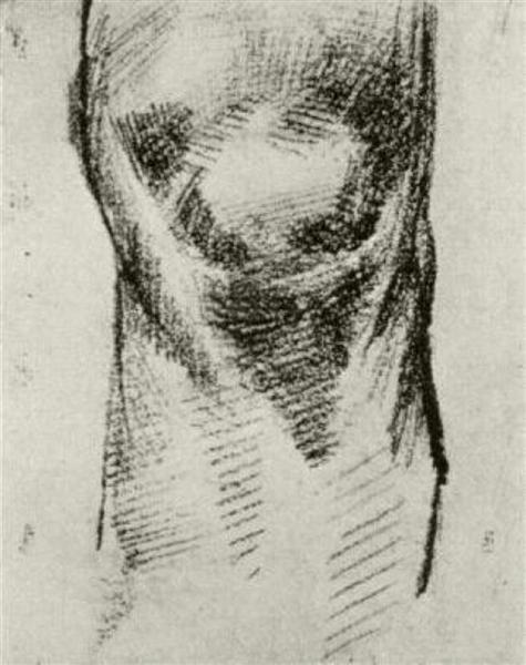 Sketch of a Knee, 1886 - Винсент Ван Гог