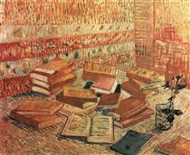 Still Life - French Novels and Rose - Vincent van Gogh