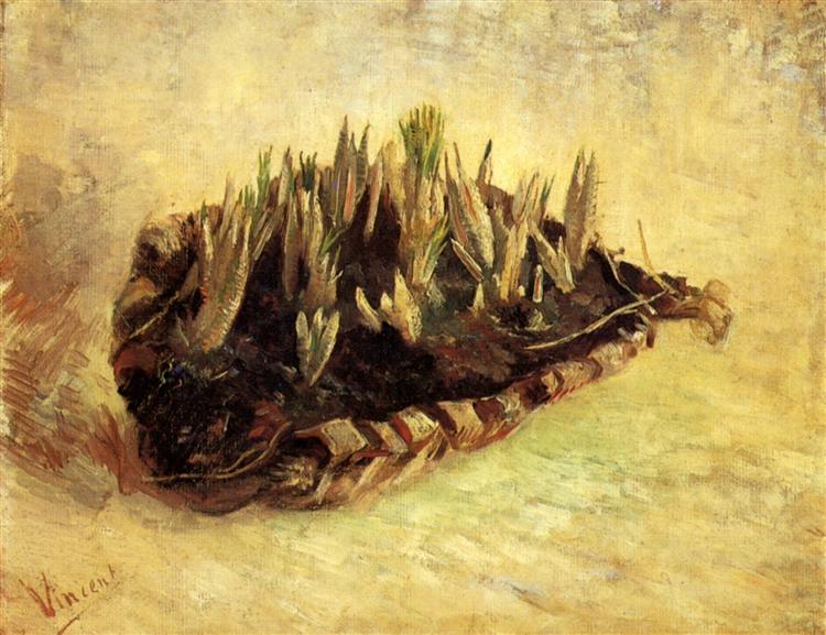 Still Life with a Basket of Crocuses, 1887 - Вінсент Ван Гог