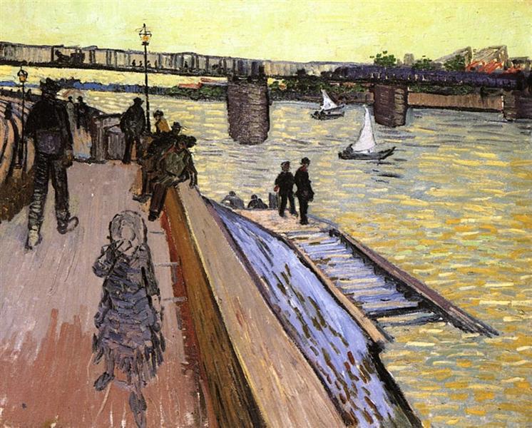 The Bridge at Trinquetaille, 1888 - Vincent van Gogh