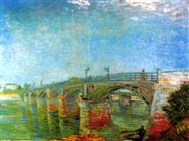 The Seine Bridge at Asnieres - Vincent van Gogh