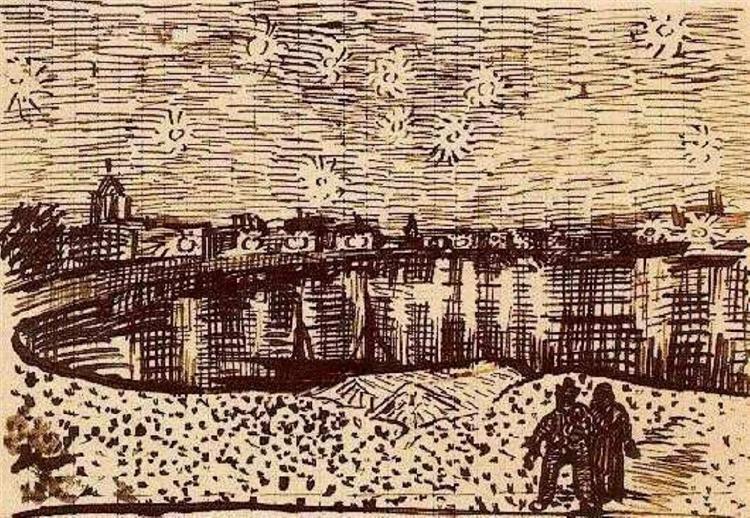 The Starry Night, 1888 - Vincent van Gogh