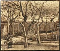 The Vicarage Garden - Vincent van Gogh