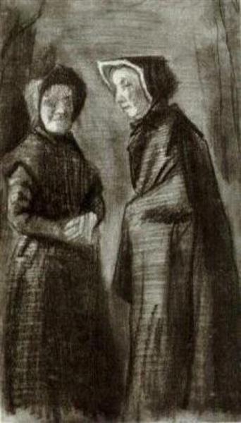 Two Women, 1882 - 梵谷