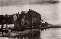 Watermill at Gennep - Винсент Ван Гог