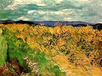Wheat Field with Cornflowers - Винсент Ван Гог