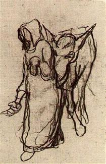 Woman with a Donkey - Vincent van Gogh