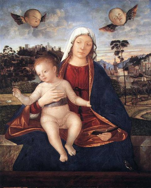 Madonna and Blessing Child, 1510 - Вітторе Карпаччо