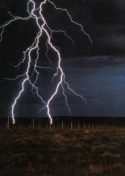 The Lightning Field, 1977 - Уолтер Де Марія
