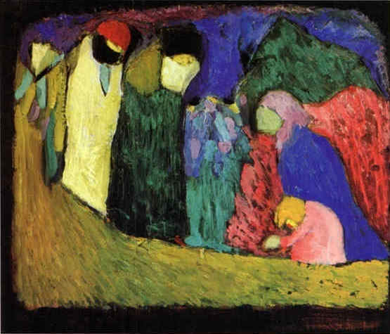 Encounter, 1908 - Vassily Kandinsky