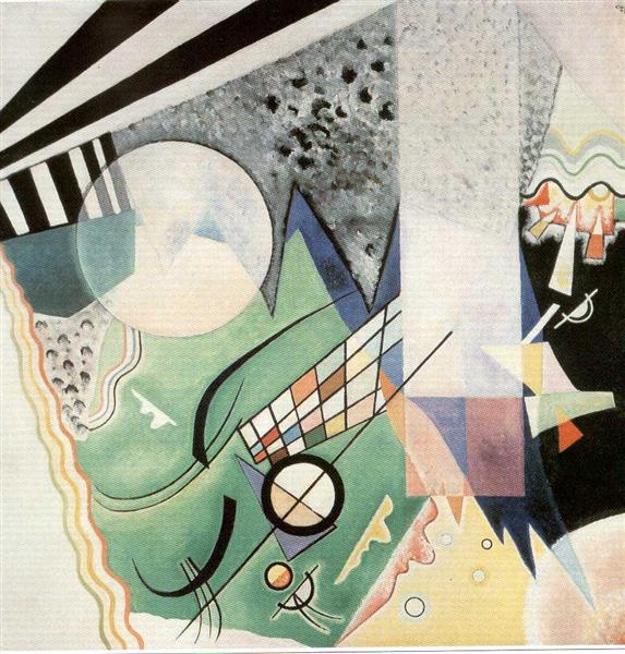 Green composition, 1923 - Wassily Kandinsky