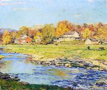 Late Afternoon in October - Willard Leroy Metcalf