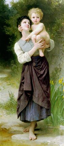 Brother and Sister - William-Adolphe Bouguereau