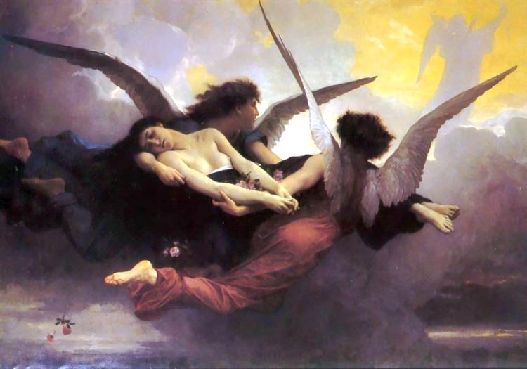 Soul Carried to Heaven, c.1878 - Вильям Адольф Бугро